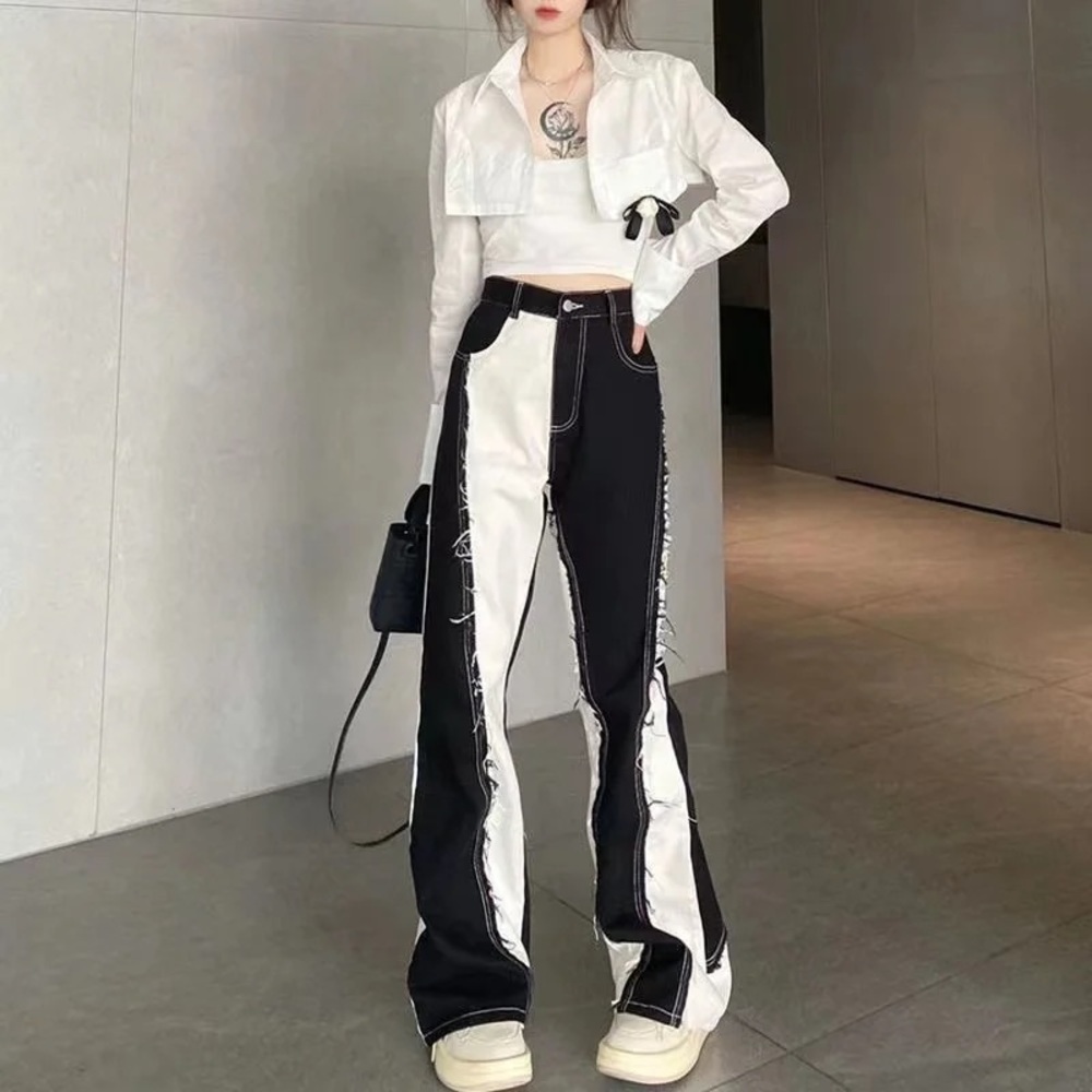 Colorblock Jeans